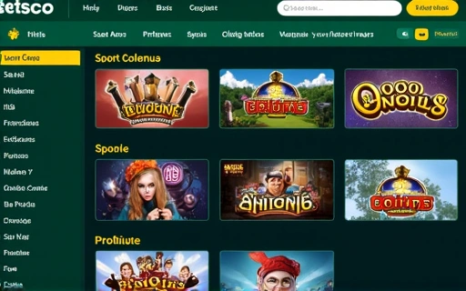 Plataforma Betsson.co con interfaz de casino y apuestas deportivas